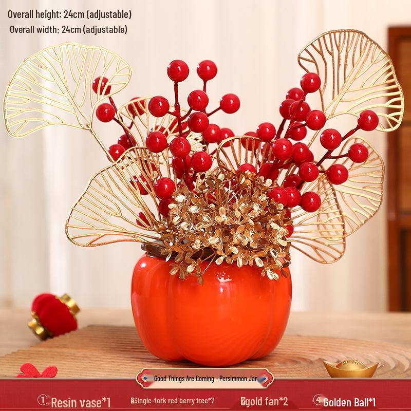 2025 Rok Hada Kaki Nádoba Ozdoba: Nová Domácí Dekorace Štěstí