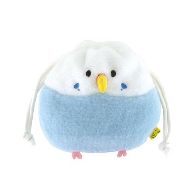Sun Lemon Powabiyori Pappagallino Blu 20x2x20cm Sacca Coulisse Animale P-9262