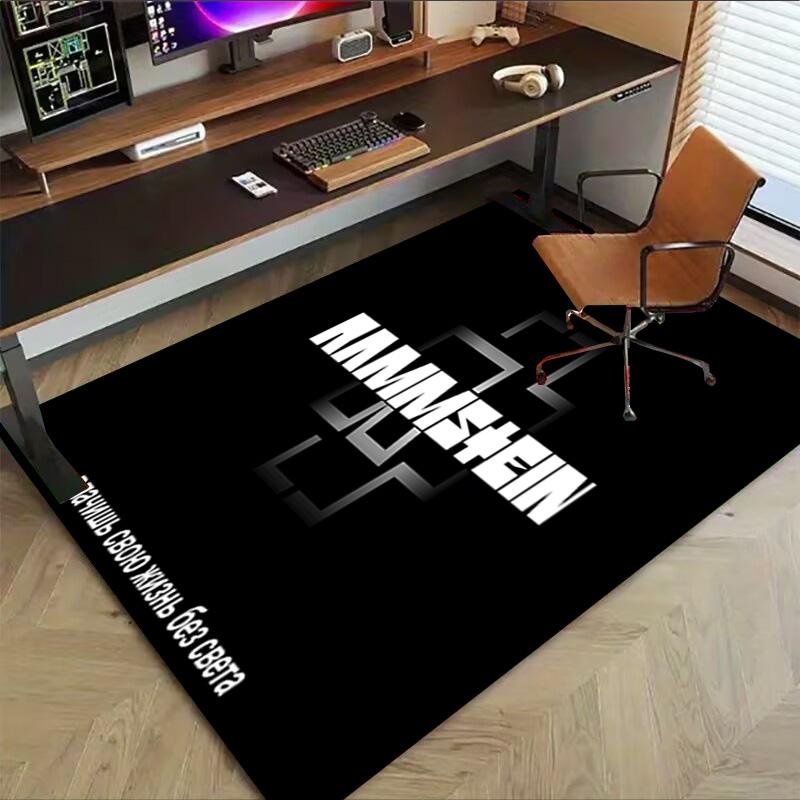 1pc Rammstein Mutter Cover Artwork Carpet for Playroom Bedroom Living Room Sofa Home Decor,kids Game Area Rug Non-slip Floor Mat Y7304