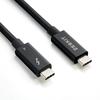Zeskit Ninja Series Thunderbolt 4 Compatible (Intel Certified) Cable, 40Gbps, 100W, Passive, 0.8m, USB4/USB3