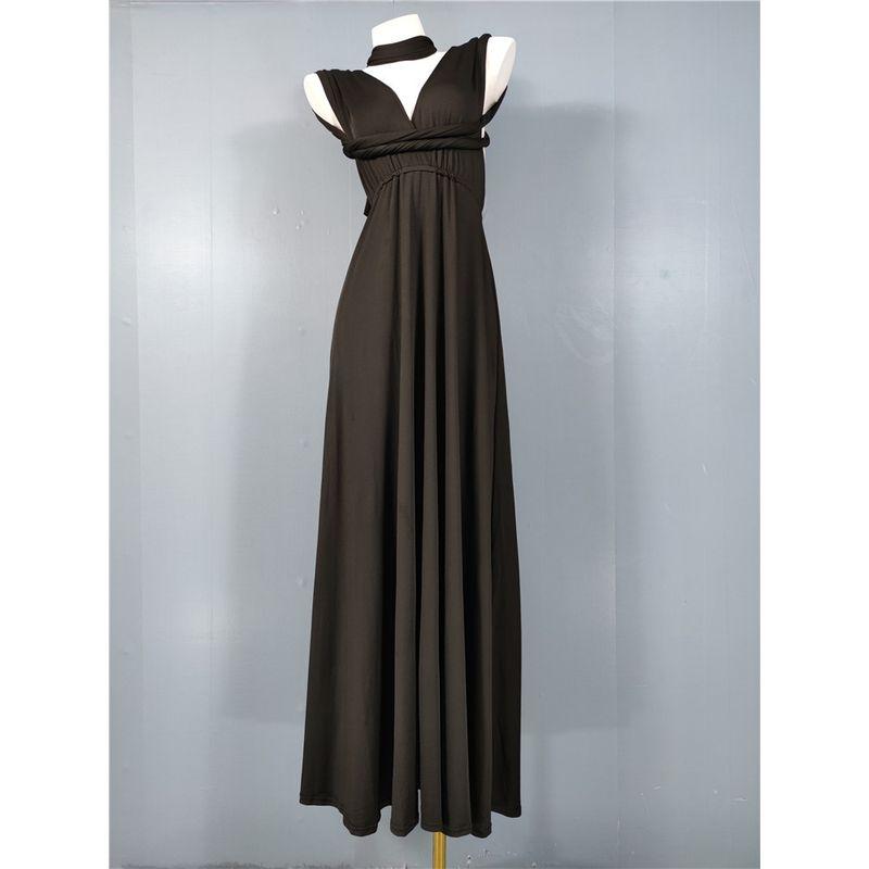 

Romantic Birthday Party Open Back Socialite Elegant Dress Black Aura M