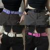 Fashion Pu Leather Wide Belt With Metal Buckle For Women Casual Style
