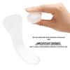 Washable Silicone Three-Quarter Insole: Soft, Self-Adhesive, Reusable Comfort for High Heels