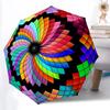 1pc Disco Ball Pattern Automatic Folding Umbrella Durable Iron Frame,All Seasons Home Travel Outdoor Multifunctional Umbrella Yy251115130