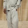 Fear Of God Essentials SS23 Nylon Track Pant Seal Logo Print Thickened Warm American Heavyweight Knitted Sports Pants Men pants Seal-Gray FOG-SS23-028