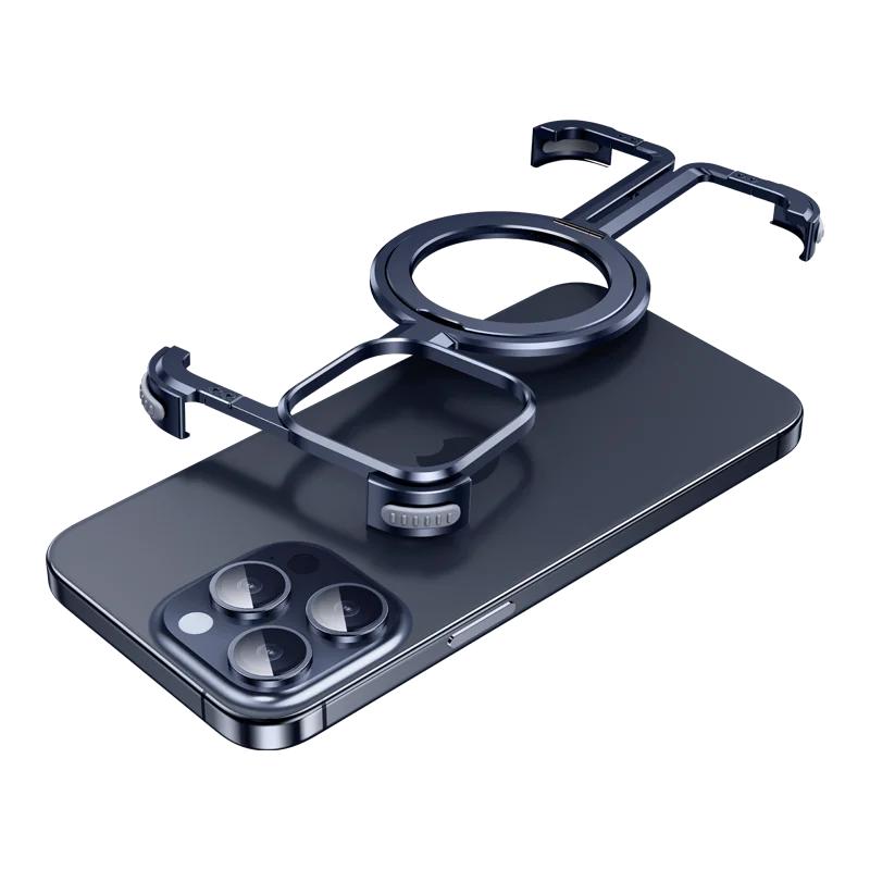 Oatsbasf Magsafe Phone Case for IPhone15/pro/max Shockproof Phone Bumper Magnetic Wireless Charging Cellphone Protective Cover