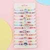 12Pcs/set Cute Cat Colorful Rope Rainbow Unicorn Charm Bracelets For Women Girls Birthday Christmas Jewelry Friendship Gift