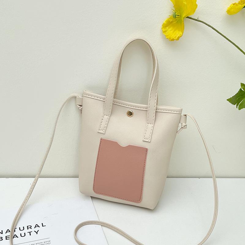 Bags New niche versatile small bags Single shoulder women's bucket Fashion messenger bags Campus bags