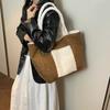 Tuo Extra Large Bag Women'S Fashion Plush Shoulder Handbag Casual Simple Class Commuter Armpit Bag