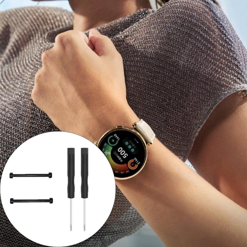 Metall-Ersatzzubehör aus Edelstahl Federsteg Passend für Smartwatch-Armbandverbinder Mit Schnellmontagewerkzeug