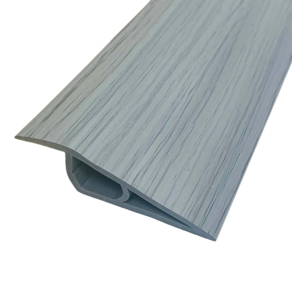 1 szt. 1 m 7 cm x 2 cm Listwa przejściowa podłogowa PVC Rampa progowa drzwiowa Listwa krawędziowa drzwiowa Listwa wykończeniowa krawędzi podłogi Próg do podłogi z płytek dywanowych