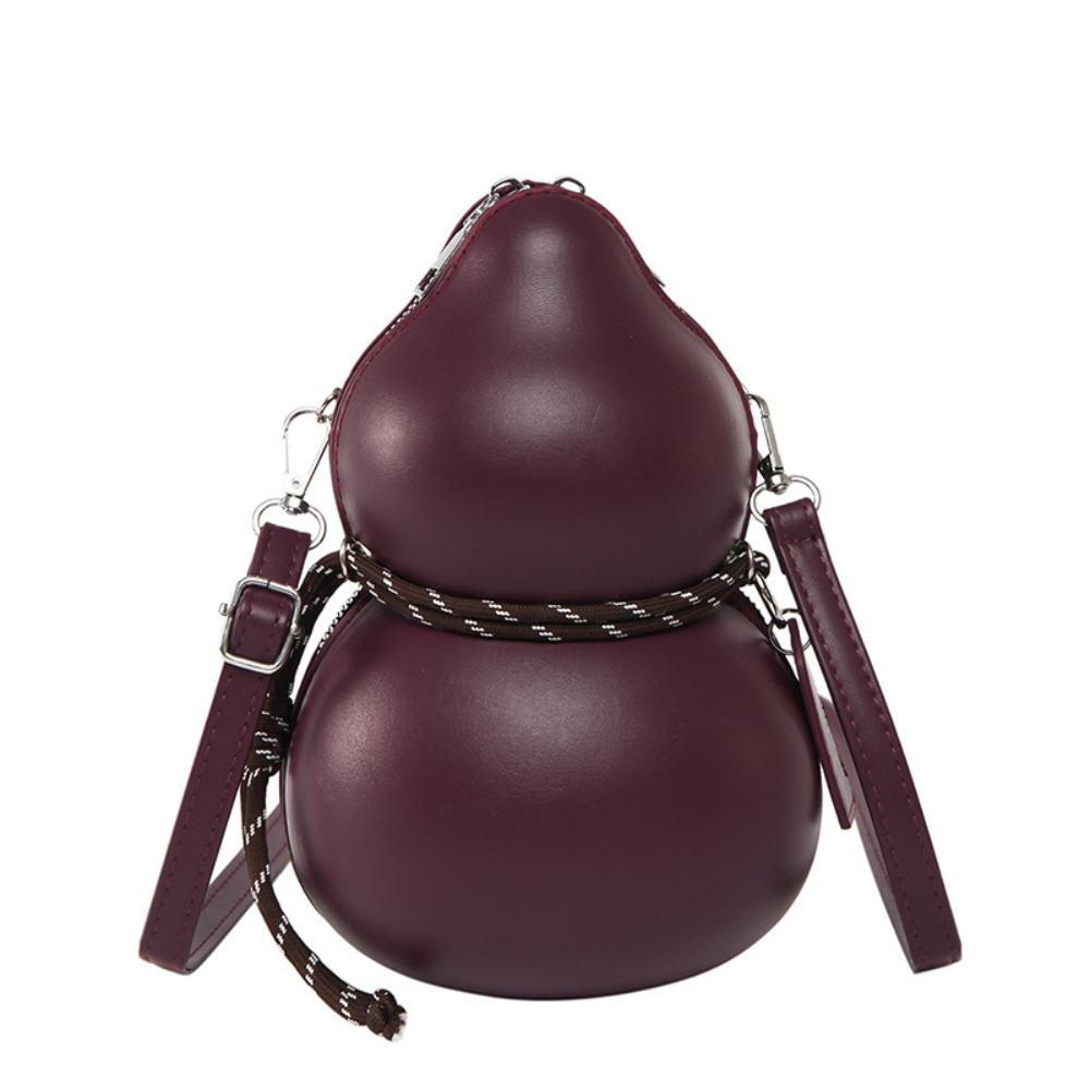

Tai Chi Cross Body Bag Chinese Style Gourd Zipper Bag New Gourd Shoulder Bag Gifts фиолетовый
