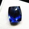 Natural Blue Tanzanite Loose Gemstone 8 Ct Cushion Shape for Jewelry Making and Gem Collections