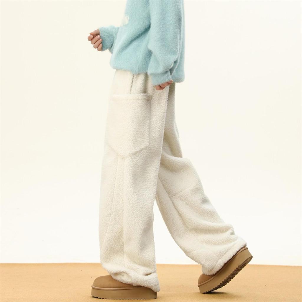 Lammwolle Scimitar Fleece-gefütterte Cargohose - Unisex Winter-Sweathose mit mehreren Taschen