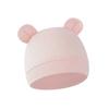 Newborn Baby Solid Color Single Layer Mickey Hat Cute Ear Pullover Cap for Baby Boys Girls