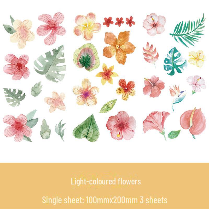 Yuezhen: 3-Piece Japanese Sticker Set - Characters, Plants, Planets, Animals, & Food; 24 Varieties