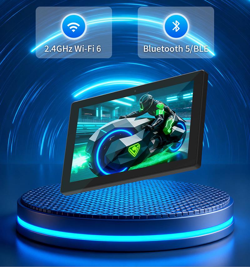 Écran tactile capacitif ESP32P4 7" avec 32 Mo de PSRAM, 16 Mo de Flash, résolution 1024x600, WiFi et Bluetooth