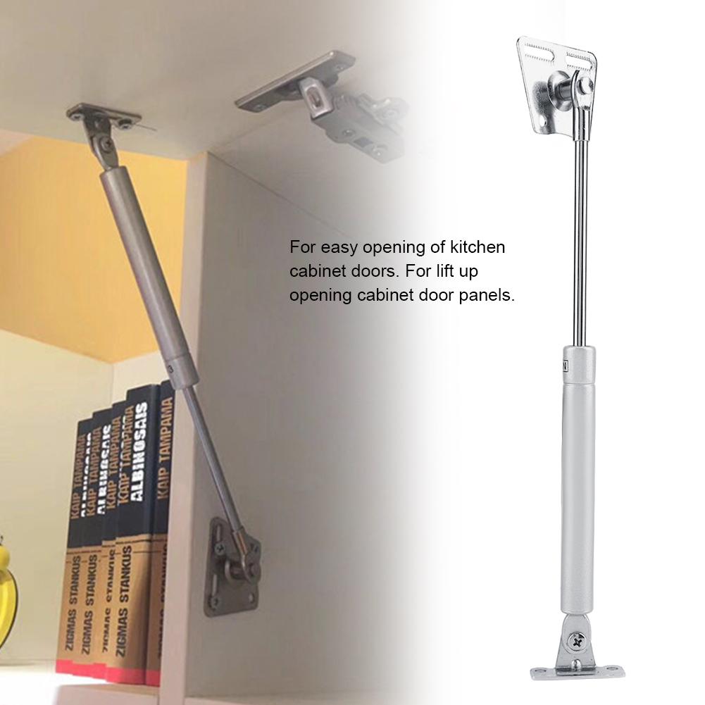 Door Lift Pneumatic Support Hydraulic Gas Spring Stay For Kitchen Soft Cabinet Hinge Sliver