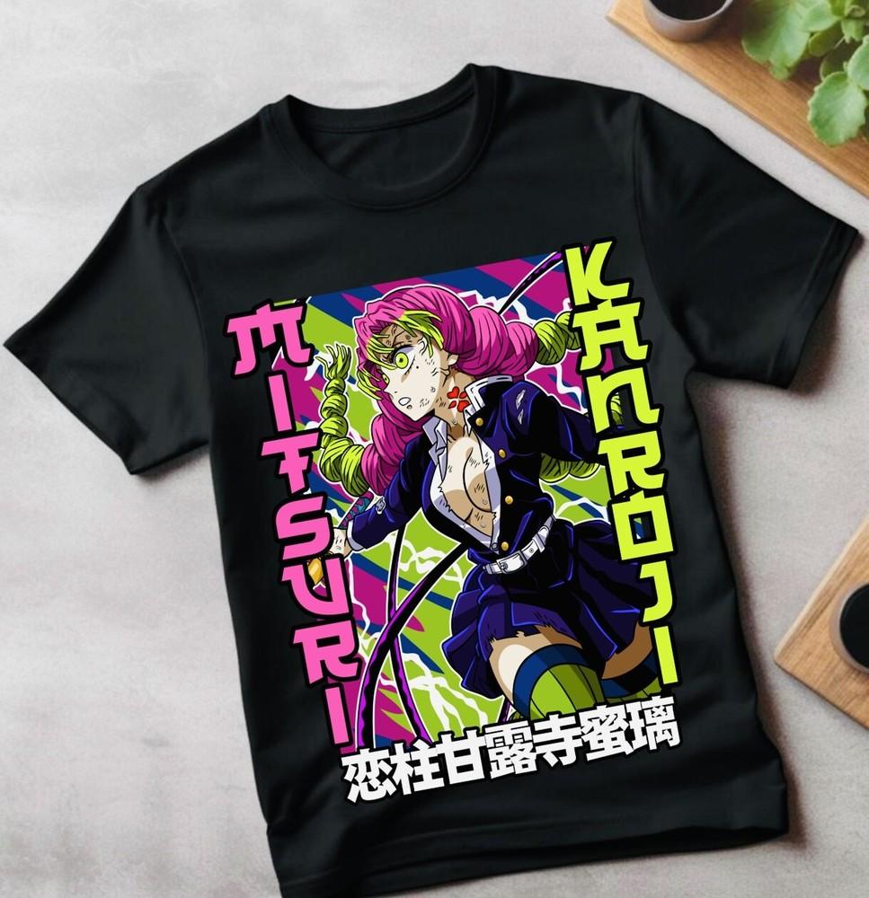 

Mitsuri T-Shirt Demon Slayer Waifu Kawaii Anime Japanese Manga Otaku All Size XL