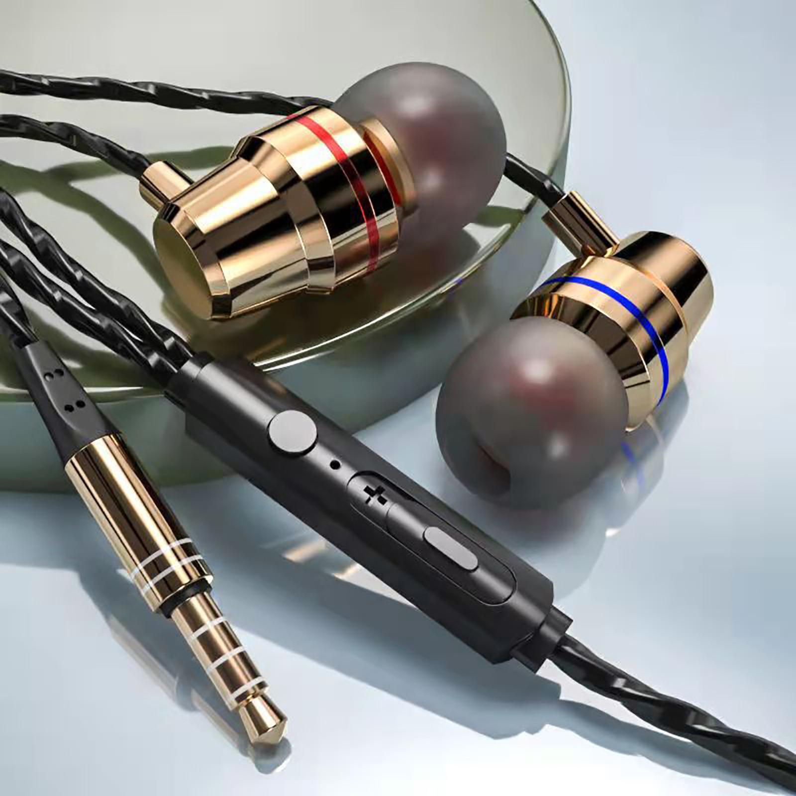 

3,5 мм проводные наушники с басами наушники стерео наушники музыка спортивная игровая гарнитура с микрофоном для C