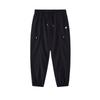 Solid Color Drawstring Casual Pants Men Bottoms Black T11M435805F-BK
