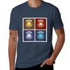Training Ground Emblems Golden Sun Tshirt Modern Print Casual Tshirt