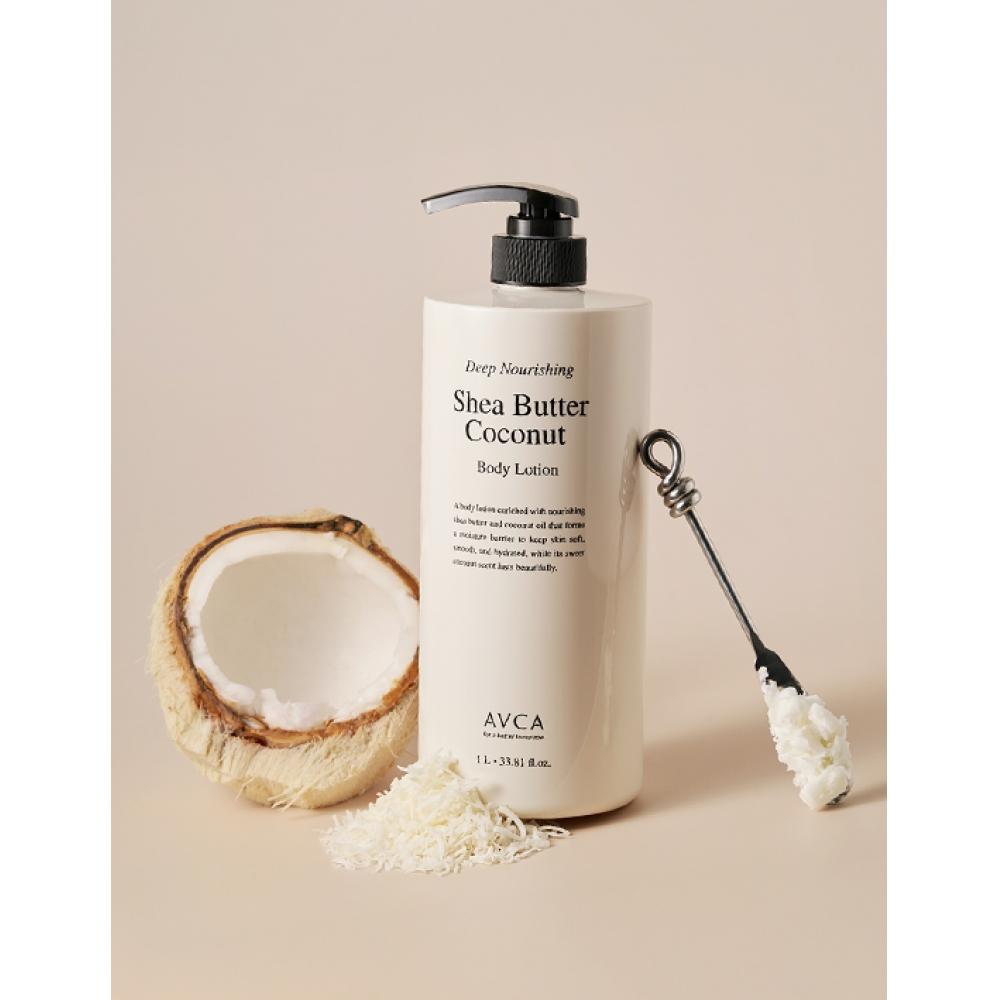Avka Deep Nourishing Shea Butter   Coconut Body Lotion 1000ml