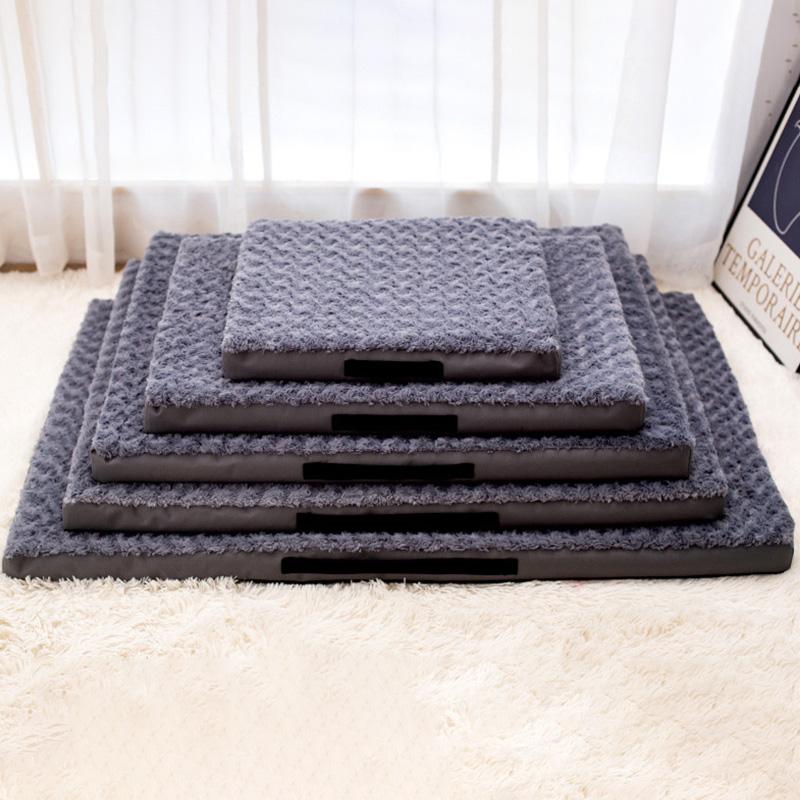 Thickened Removable Pet Mat Anti Slip Bottom Chew Resistant Dog Cat Pad Washable Cushion Four Seasons Use Durable Animal Bed Comfortable Floor Mat