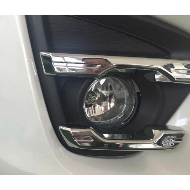 For Mazda CX-5 CX5 2012 2013 2014 2015 2016 Car Front Fog Light Lamp Detector Frame Stick Styling ABS Chrome Cover Trim Eyebrow