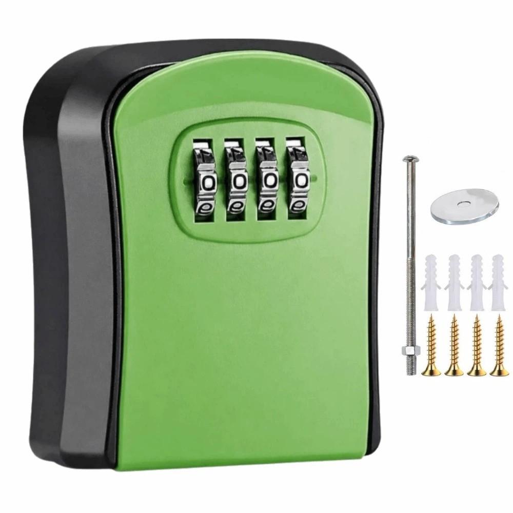 Wall Mounted Key Lock Box Sturdy Combination Lock Box Key Safe Storage  Construction Site