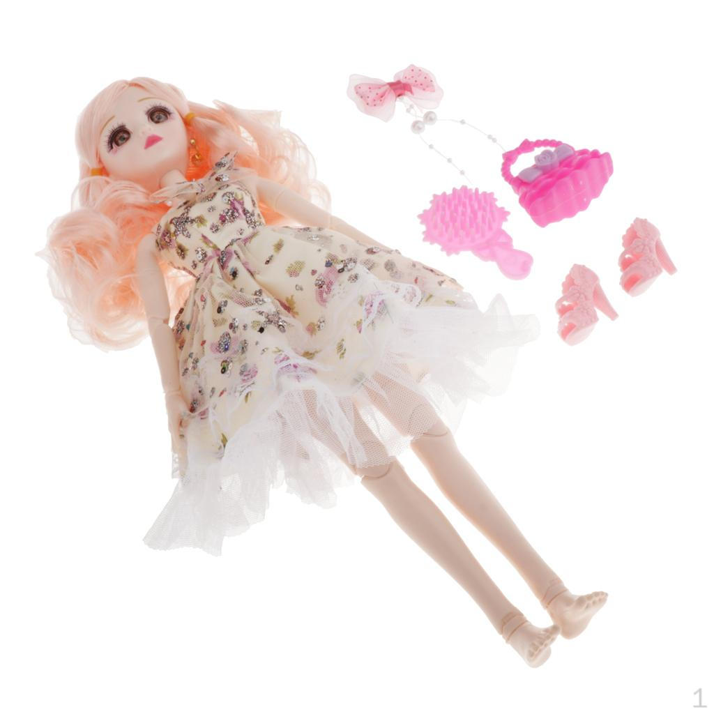 

14-дюймовая 20-шарнирная кукла с одеждой и обувью F