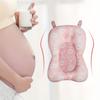 1pc Comfortable Newborn Bath Cushion with Waist and Neck Support Adjustable Cute Cartoon Bear Rabbit Print Design Perfect Gift