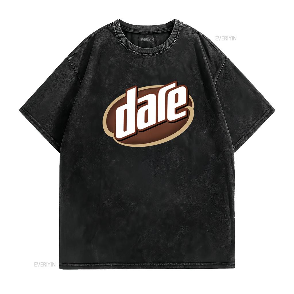 MOST POPULAR Dare Iced Coffee Logo Funny Drink Humor Active T Shirt Vintage Washed Unisex Versatile Slightly