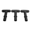 3pcs T Shaped Paddle Handle PP Kayak Oar Handle Easy Grip Enhanced Steering Control Fits 23mm Inner Diameter Tube