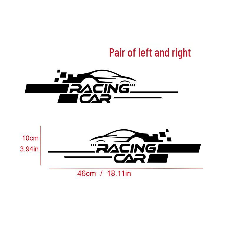 Creative C43 Racing Sticker Set: Personalize, Cover Scratches