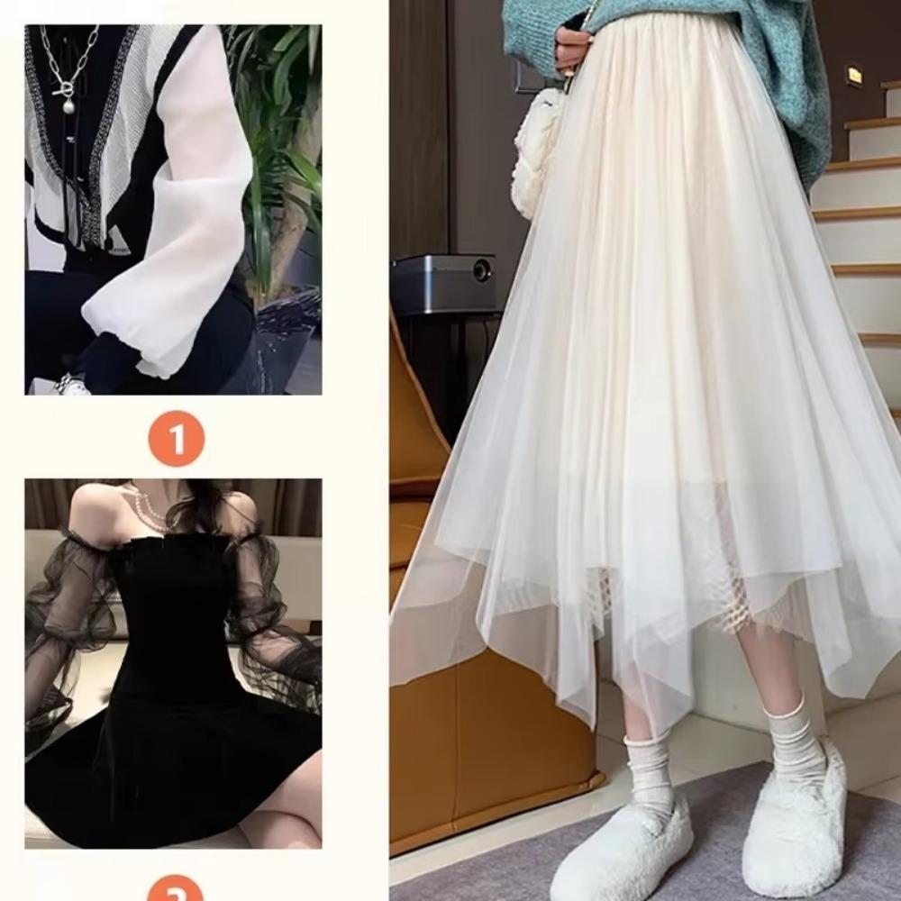 Encrypt DIY Skirt Fabrics 1yard/150cm Gauze Curtains Cloth New Lace Mesh Yarn  for Wedding Dresses