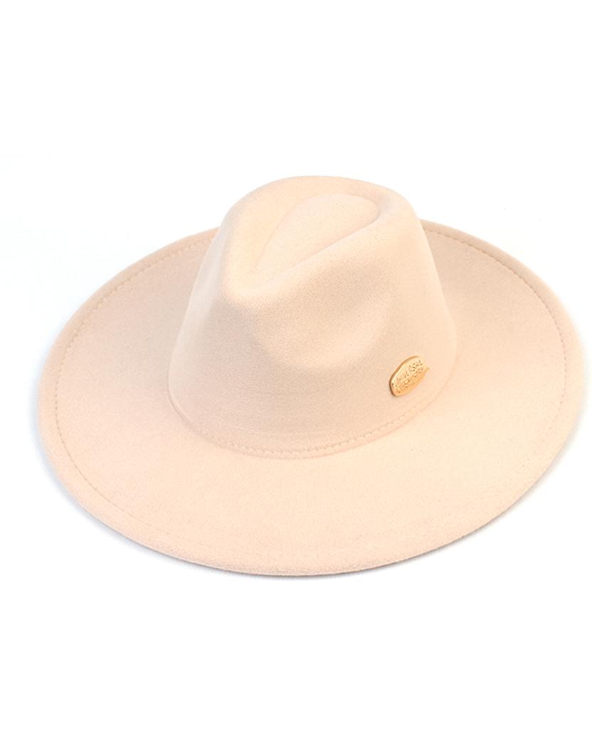 Yunibeosyeolkemiseuteuli Hard Wool Ivory Fedora