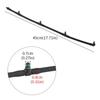 Black Plastic Fuel Return Hose Assembly WE011349Y for Vehicle Fuel Line Service, Molded Return Hose for Engine Bay Replacement and Repair Work