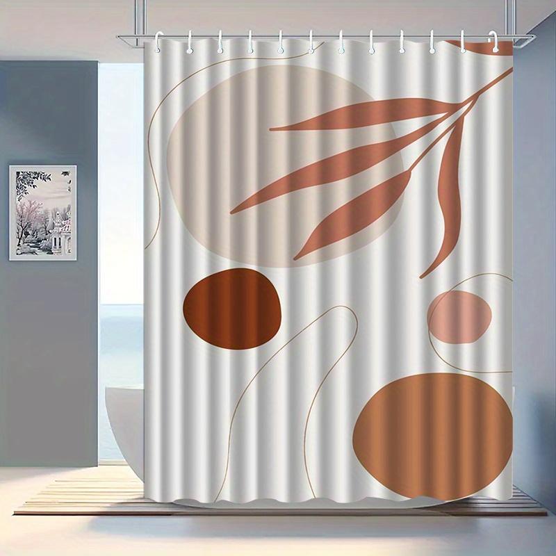

Boho Elegant Shower Curtain - Multi-Functional, All-Seasons, 12 Hooks Included, High-End Design For Bathroom Decor W60H190(CM)-1 Pcs