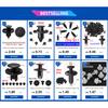 50pcs/20pcs/10pcs Fender Bumper Push-Type Retainer Rivet Car Fastener Fit for Nissan Infiniti 8mm Hole Plastic Retaining Clip