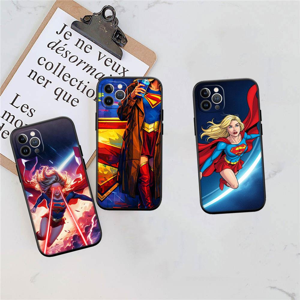 PP60 Supergirl Soft Shell Phone Case for Xiaomi Xiaomi Poco M4 M5 M6 M7 X3 X6 X7 F8 Ultra Pro GT NFC