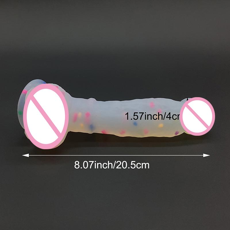 Colorful Lambskin Dildo Huge Realistic Cock Adult Liquid Silicone Dildo Sex Toys for Woman Silicone Penis Realistic Dildo