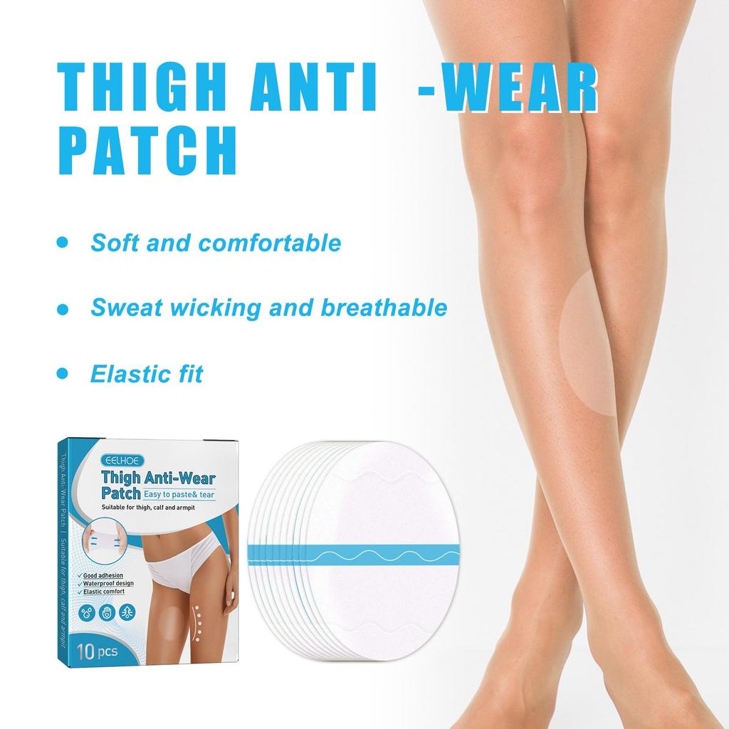 EELHOE Thigh Anti Abrasion Patch Anti Abrasion Invisible Thigh High Elastic Thigh Protector Knee Calf Random Patch