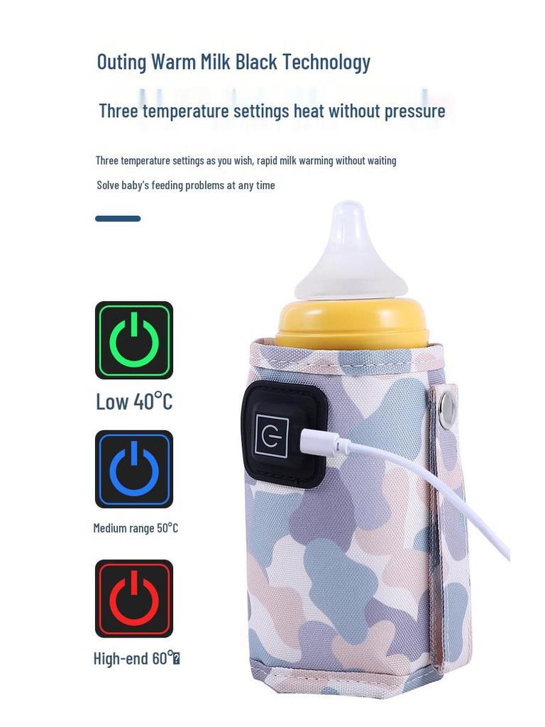 Universal Portable Baby Bottle Warmer: Insulated Sleeve for Travel and Home