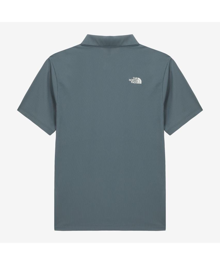Noseupeiseu Nt7Ps01C Men'S Swing Short Sleeve Polo Smoke Blue
