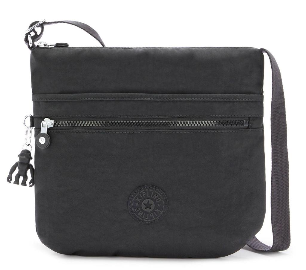 Kipling crossbody bag in charcoal and black 4x29x26 cm noir, (LxWxH)