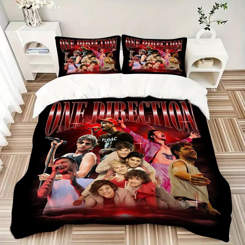 3pcs One Direction Duvet Cover Set, Includes 1 Duvet Cover and 1/2 Pillowcases (No Insert) yy251104255