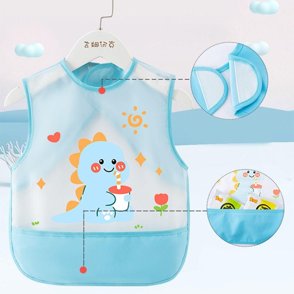 Cartoon Pattern Children Apron Bear Rabbits Children Protective Clothing Baby Children