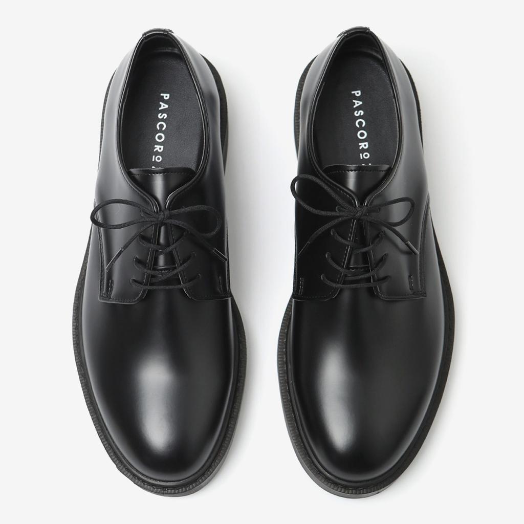 [FASCOROGEN] 4-Hole Derby Shoes Michael Black [JC3312-Black]
