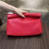 Large Capacity Clutch Bag Zipper Banquet Bag Elegant PU Handbag  Work